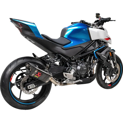 Silenciador slip-on line - fibra de carbono - cfmoto 450sr/nk