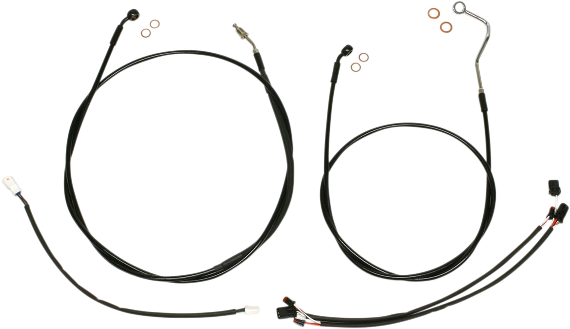 Kit de instalación de manillar XR - Kit de instalación de manillar XR - Colgadores Ape de 12"-14" - FLH '17-'20 - Negro