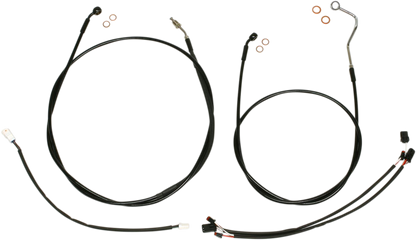 Kit de instalación de manillar XR - Kit de instalación de manillar XR - Colgadores Ape de 12"-14" - FLH '17-'20 - Negro