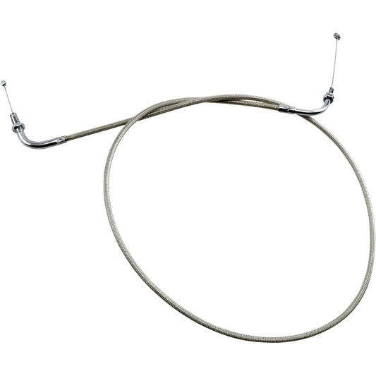 Throttle Cable - Push - Yamaha - Stainless Steel
