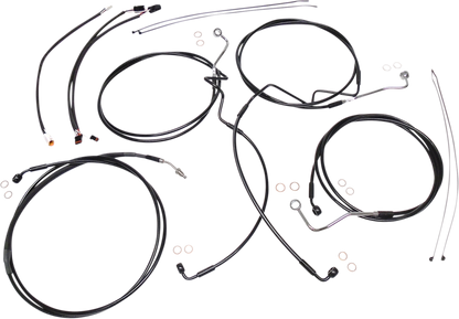 Kit de instalación de manillar XR - Kit de instalación de manillar XR - Colgadores Ape de 12"-14" - FLH '16 - Negro