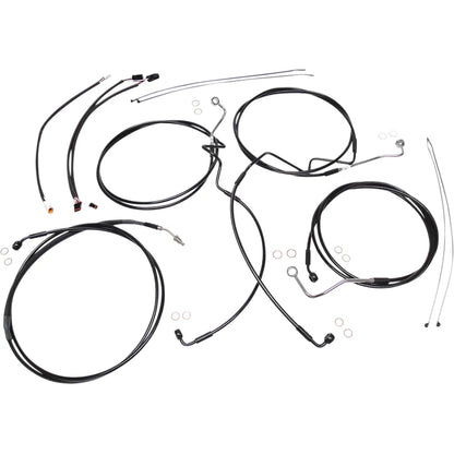 Kit de instalación de manillar XR - Kit de instalación de manillar XR - Colgadores Ape de 12"-14" - FLH '16 - Negro