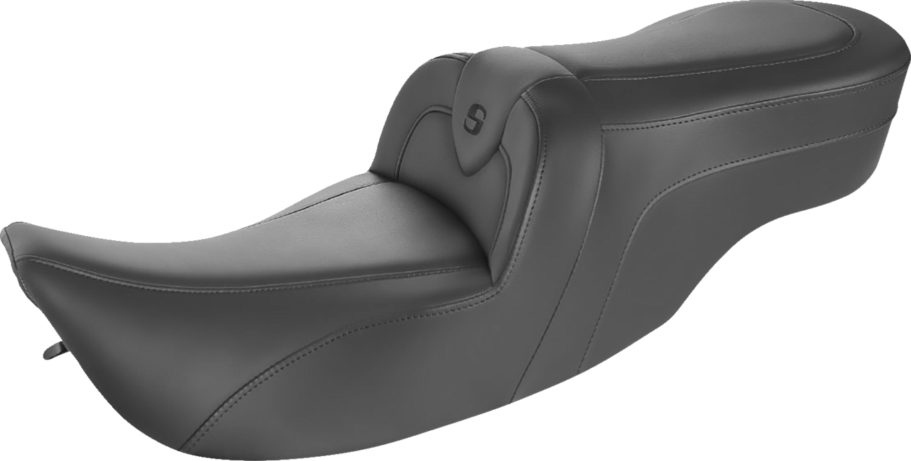 Asiento RoadSofa™ - Asiento RoadSofa™ - sin respaldo - Negro con costuras negras - FLH/FLT '97-'07