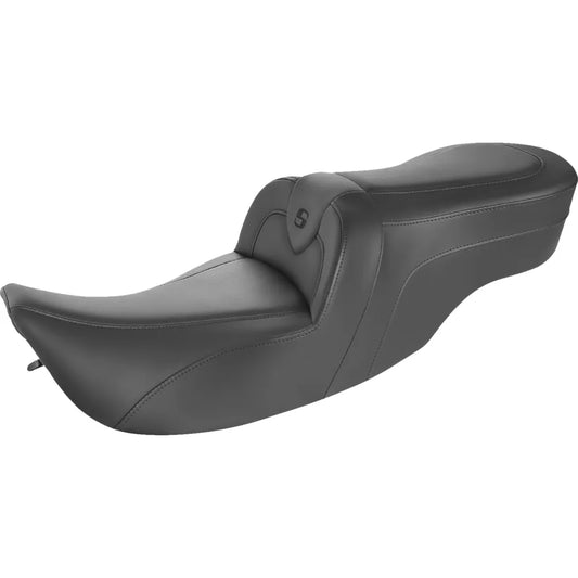 Asiento RoadSofa™ - Asiento RoadSofa™ - sin respaldo - Negro con costuras negras - FLH/FLT '97-'07