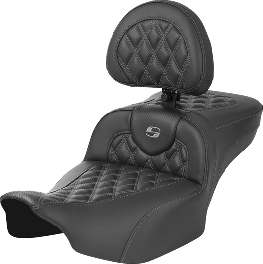 Asiento de alcance extendido Roadsofa™ - Asiento de alcance extendido Roadsofa™ - sin respaldo - Costura de celosía - Costura gris - FLTR/FLHX '23-'24