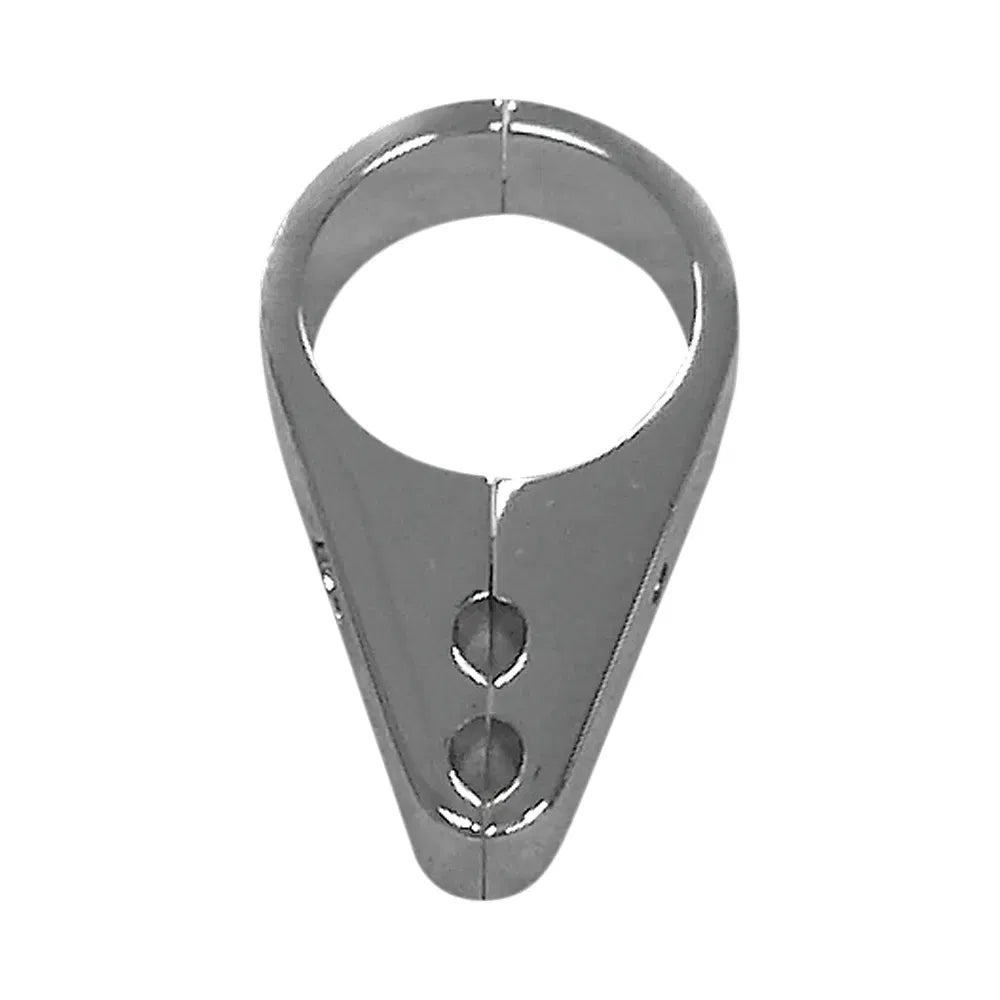 Cable Clamp - Dual Throttle/Idle - 1-1/8" - Chrome