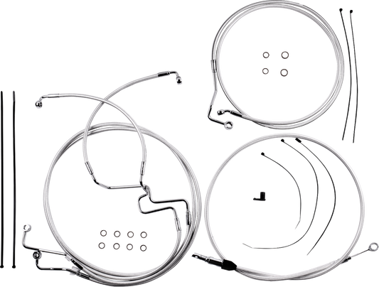 Kit de instalación de manillar de diseñador Sterling Chromite II® - Kit de instalación de manillar de diseñador Sterling Chromite II® - 8" - '21-'23 FLTR