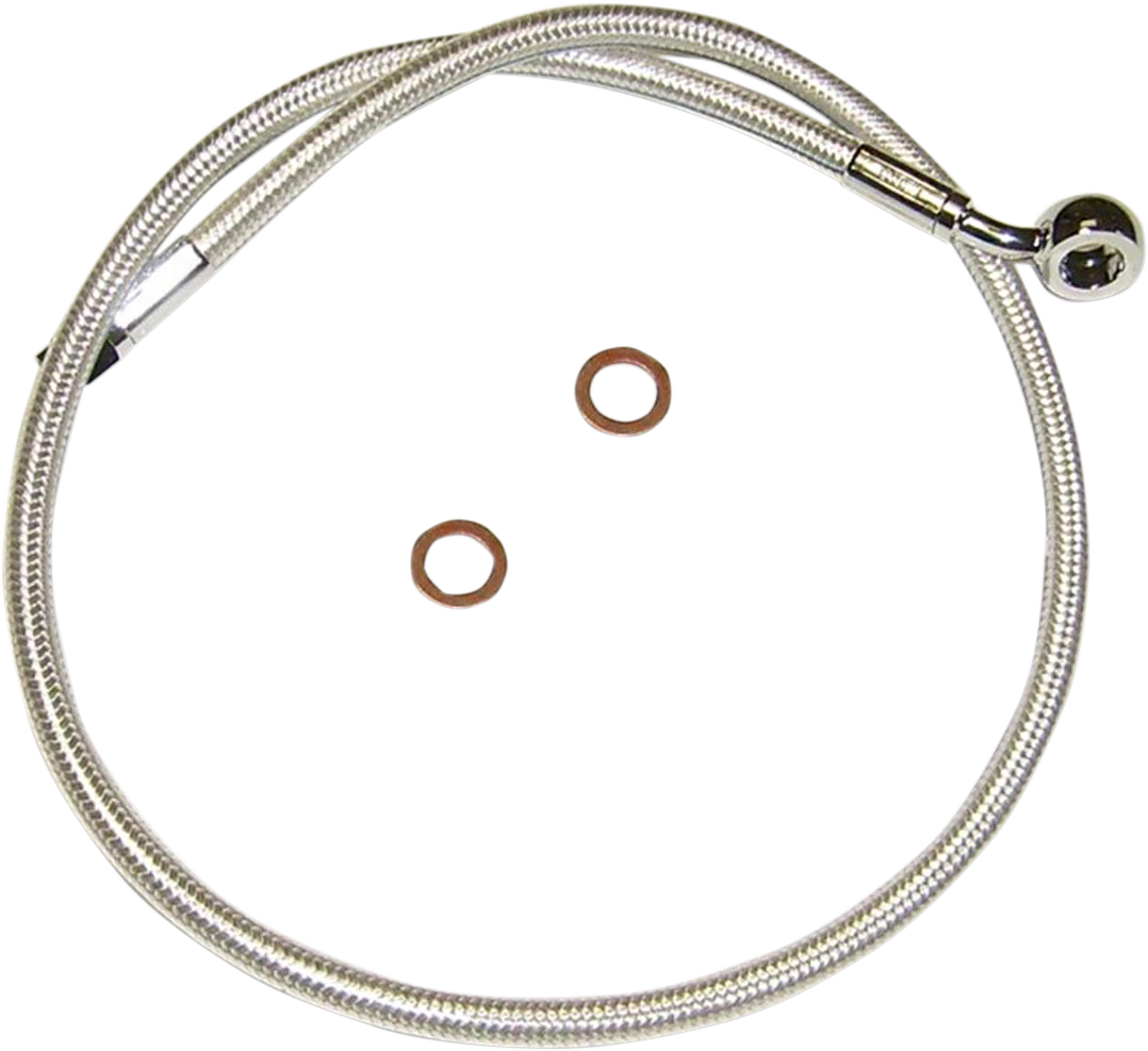 Kit de línea de freno superior específico para ABS Designer Series - Línea de freno - 10 mm - Recta - 26" - Sterling Chromite II