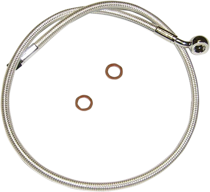Kit de línea de freno superior específico para ABS Designer Series - Línea de freno - 10 mm - Recta - 26" - Sterling Chromite II