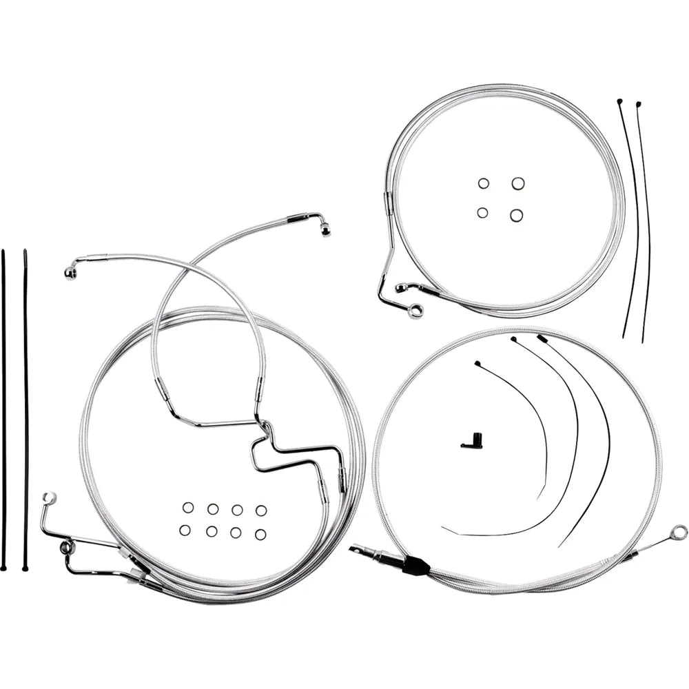 Kit de instalación de manillar de diseñador Sterling Chromite II® - Kit de instalación de manillar de diseñador Sterling Chromite II® - 8" - '21-'23 FLTR