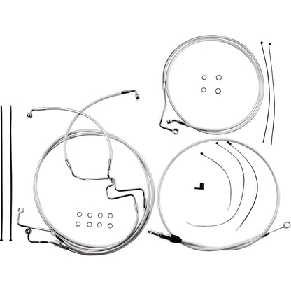 Kit de instalación de manillar de diseñador Sterling Chromite II® - Kit de instalación de manillar de diseñador Sterling Chromite II® - 8" - '21-'23 FLTR