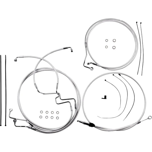 Kit de instalación de manillar de diseñador Sterling Chromite II® - Kit de instalación de manillar de diseñador Sterling Chromite II® - 8" - '21-'23 FLTR