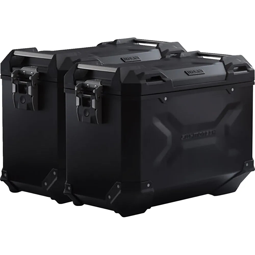 TRAX ADV Aluminum Case System - Black - KTM Super Moto 950/SMR/SMT 990 '05-'13