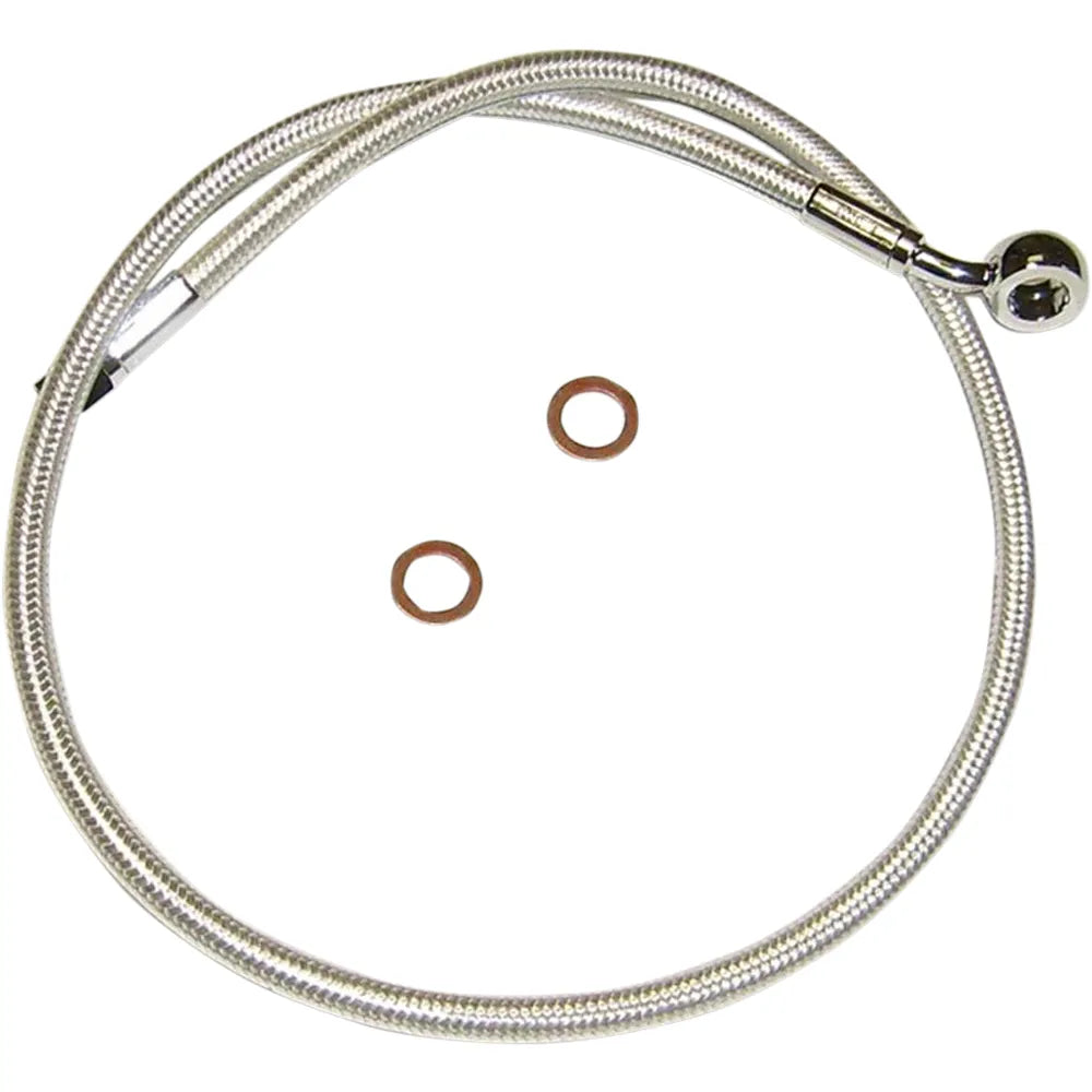 Kit de línea de freno superior específico para ABS Designer Series - Línea de freno - 10 mm - Recta - 26" - Sterling Chromite II