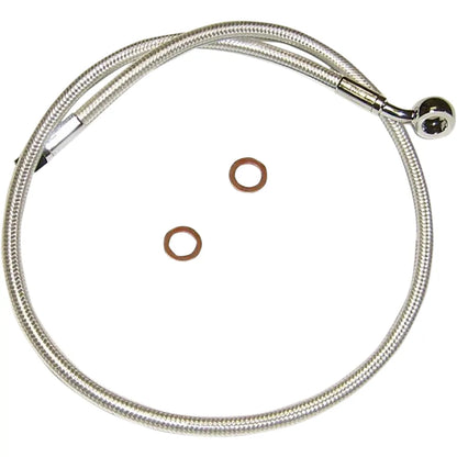 Kit de línea de freno superior específico para ABS Designer Series - Línea de freno - 10 mm - Recta - 26" - Sterling Chromite II