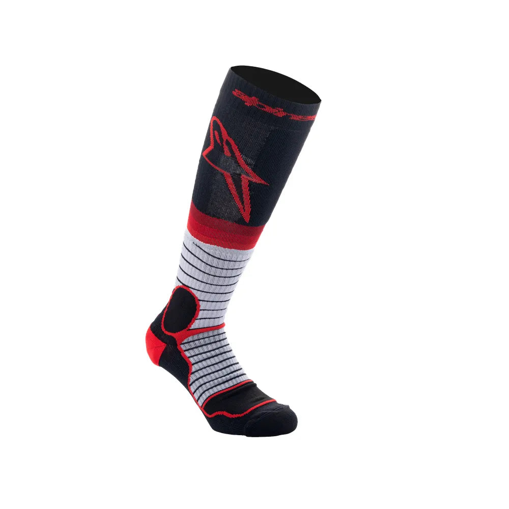 MX Pro Socks V2 - Black/Red/Light Blue - Alpinestars