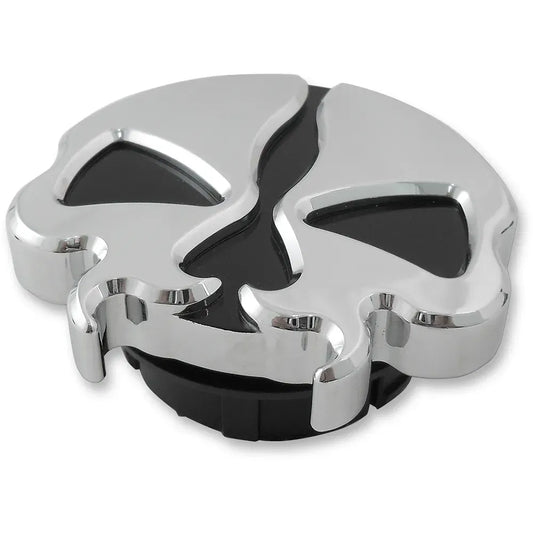 Dummy Split Skull Gas Cap - Chrome