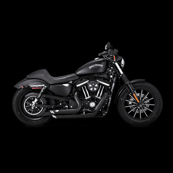 Escapes Vance & Hines Shortshots negro mate