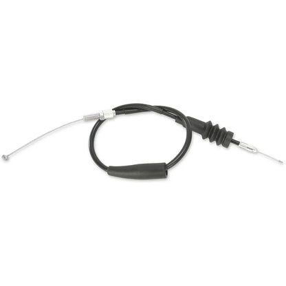 Cable del acelerador de vinilo negro.