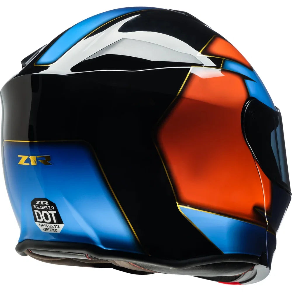 Casco Z1R Solaris 2.0 Velocity Black/Blue/Orange