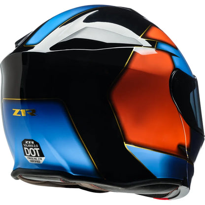 Casco Z1R Solaris 2.0 Velocity Black/Blue/Orange