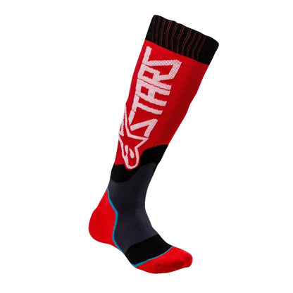 Calcetas Alpinestars Youth MX Plus 2 - Rojo/Blanco