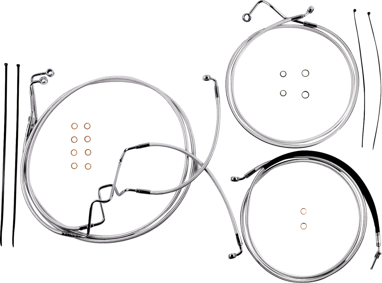 Kit de instalación de manillar de diseñador Sterling Chromite II® - Kit de instalación de manillar de diseñador Sterling Chromite II® - 6" - FLTR '17-'20