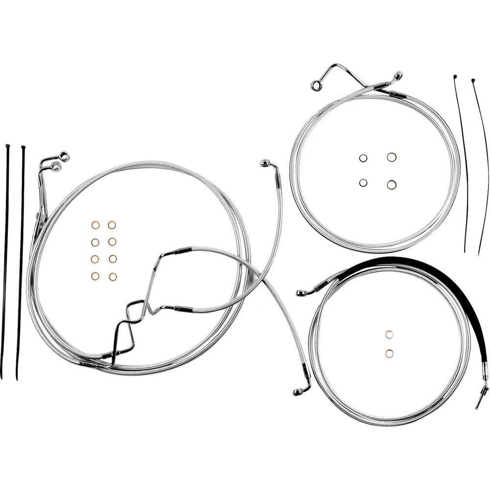 Kit de instalación de manillar de diseñador Sterling Chromite II® - Kit de instalación de manillar de diseñador Sterling Chromite II® - 6" - FLTR '17-'20
