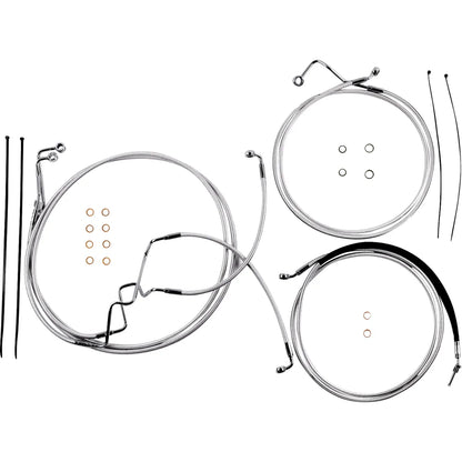 Kit de instalación de manillar de diseñador Sterling Chromite II® - Kit de instalación de manillar de diseñador Sterling Chromite II® - 6" - FLTR '17-'20