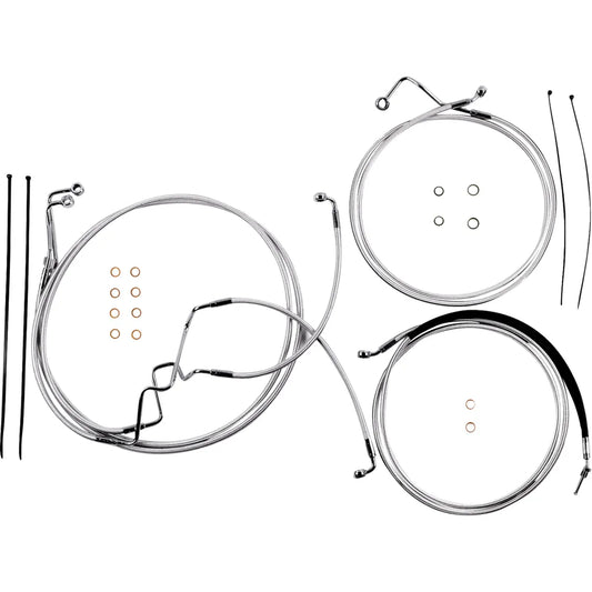Kit de instalación de manillar de diseñador Sterling Chromite II® - Kit de instalación de manillar de diseñador Sterling Chromite II® - 6" - FLTR '17-'20