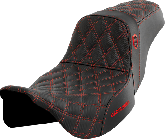 Asiento Pro Series SDC Performance Grip - Asiento Pro Series SDC Performance - sin respaldo - Punto rojo - FLH/FLT '08-'23