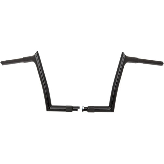 Black 10" Pointed Top Handlebar