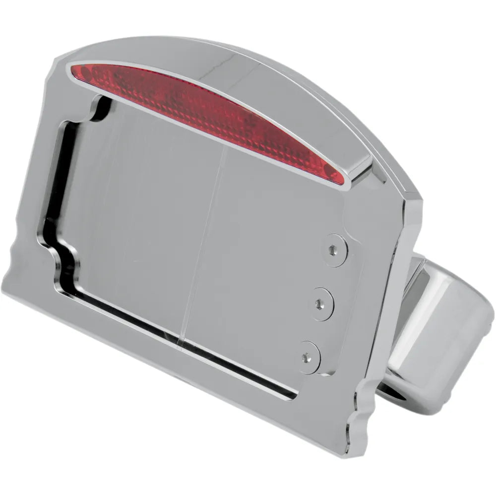 LED Tailight/License Plate Mount - Half-Moon - Flat