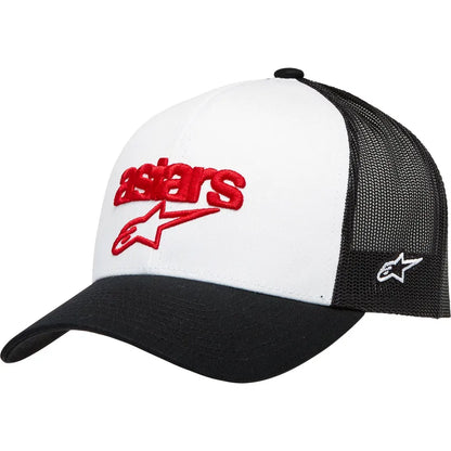 Gorra Alpinestars Pedigree -Blanco/Negro/Rojo