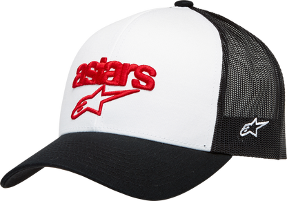 Gorra Alpinestars Pedigree -Blanco/Negro/Rojo