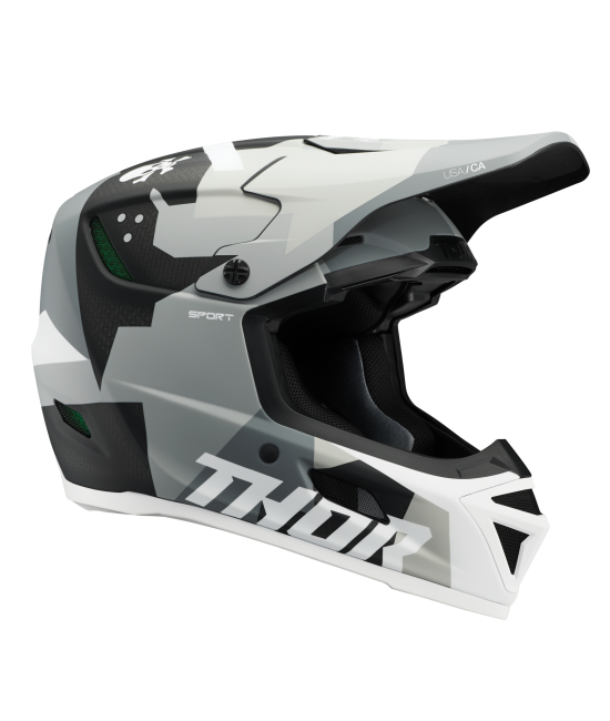 Casco Thor Reflex Sport Carbon - Brave Gray/White