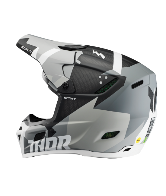 Casco Thor Reflex Sport Carbon - Brave Gray/White