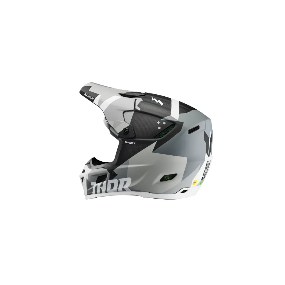 Casco Thor Reflex Sport Carbon - Brave Gray/White