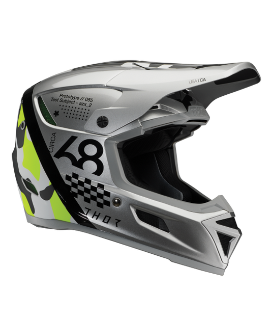 Casco Thor Reflex Sport Riot - Gris/Acido