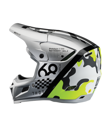 Casco Thor Reflex Sport Riot - Gris/Acido