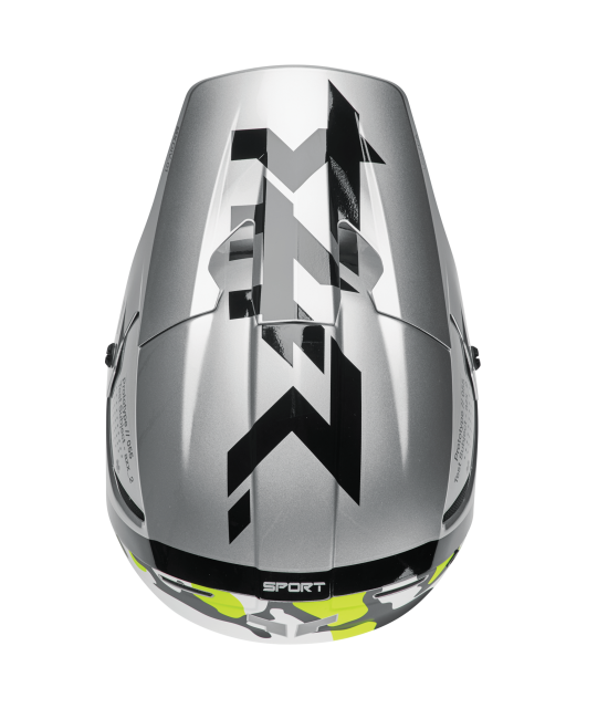 Casco Thor Reflex Sport Riot - Gris/Acido