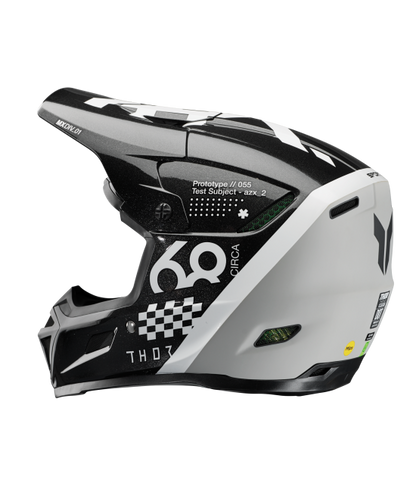 Casco Thor Reflex Sport Riot - Negro/Blanco