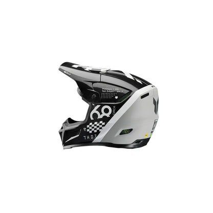 Casco Thor Reflex Sport Riot - Negro/Blanco