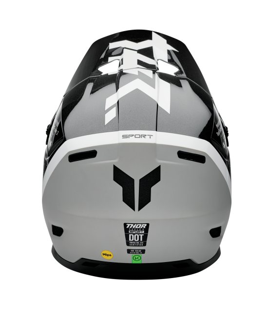 Casco Thor Reflex Sport Riot - Negro/Blanco