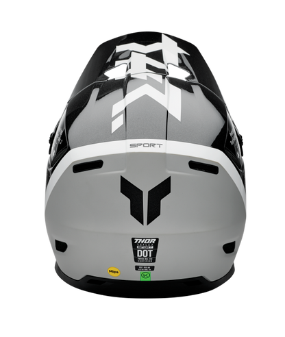 Casco Thor Reflex Sport Riot - Negro/Blanco