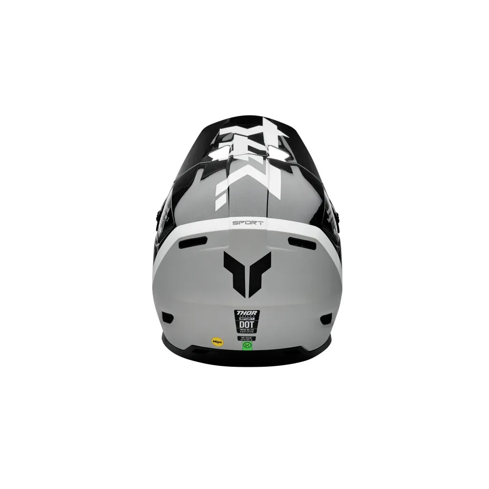 Casco Thor Reflex Sport Riot - Negro/Blanco