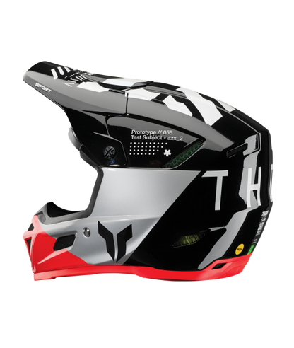 Casco Thor Reflex Sport Strike - Negro/Rojo