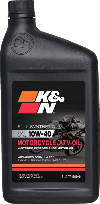 Aceite de motor sintético - Aceite de motor sintético - 10W40 - 1 cuarto de galón de EE. UU.