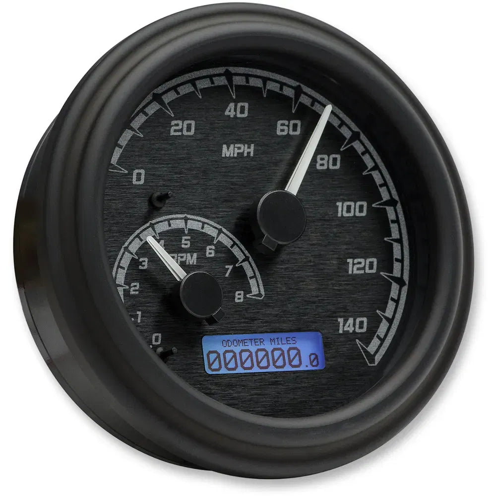 MXV Series Analog Gauge System - Black/Gray/Black