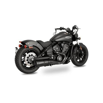 Vance & Hice Hi-Output Slip-On Escape negro Indian Scout